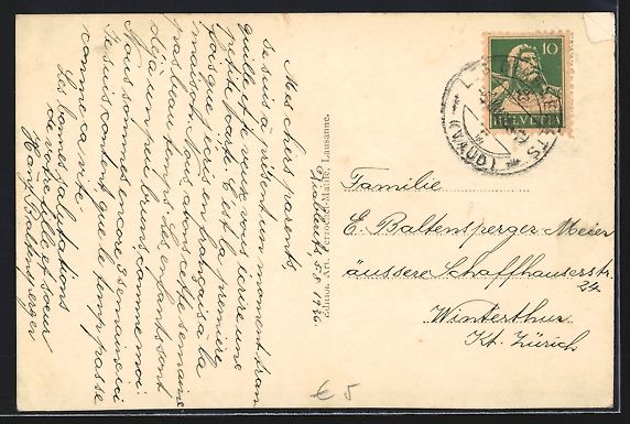 Cartes postales: Diablerets, Teilansicht mit Grand Hotel – D'occasion à Berlin par bartko-reher 1