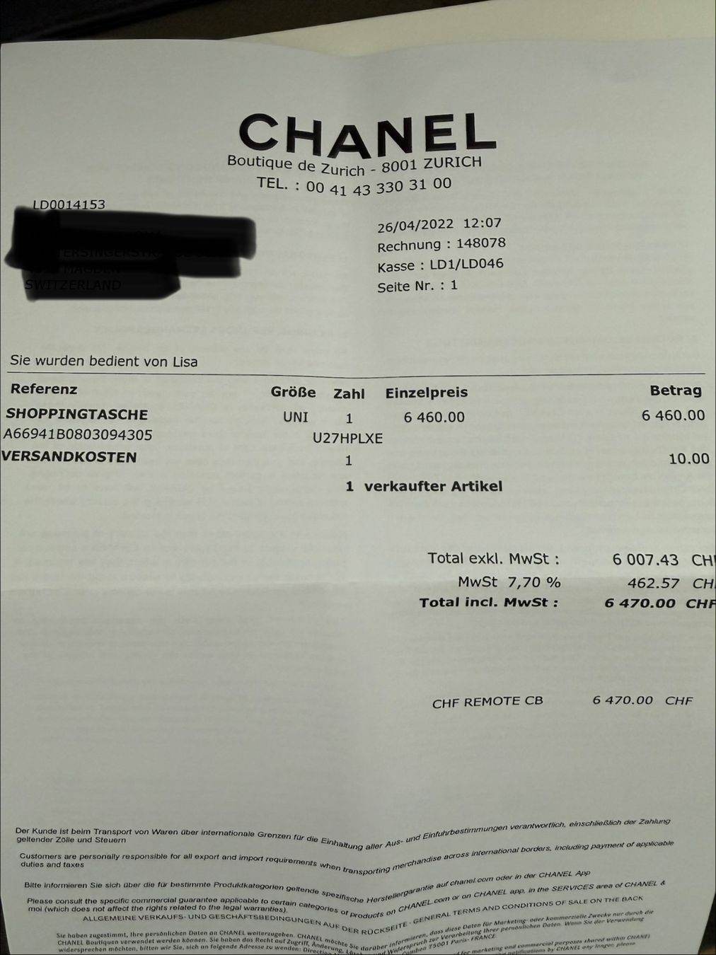 Chanel Sacs femmes: Chanel Deauville Medium NP 6470.- – D'occasion à Lutzenberg par Schatzkiste88 9