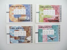 2001  Automatenmarken  /  Posttransportmittel / postfrisch