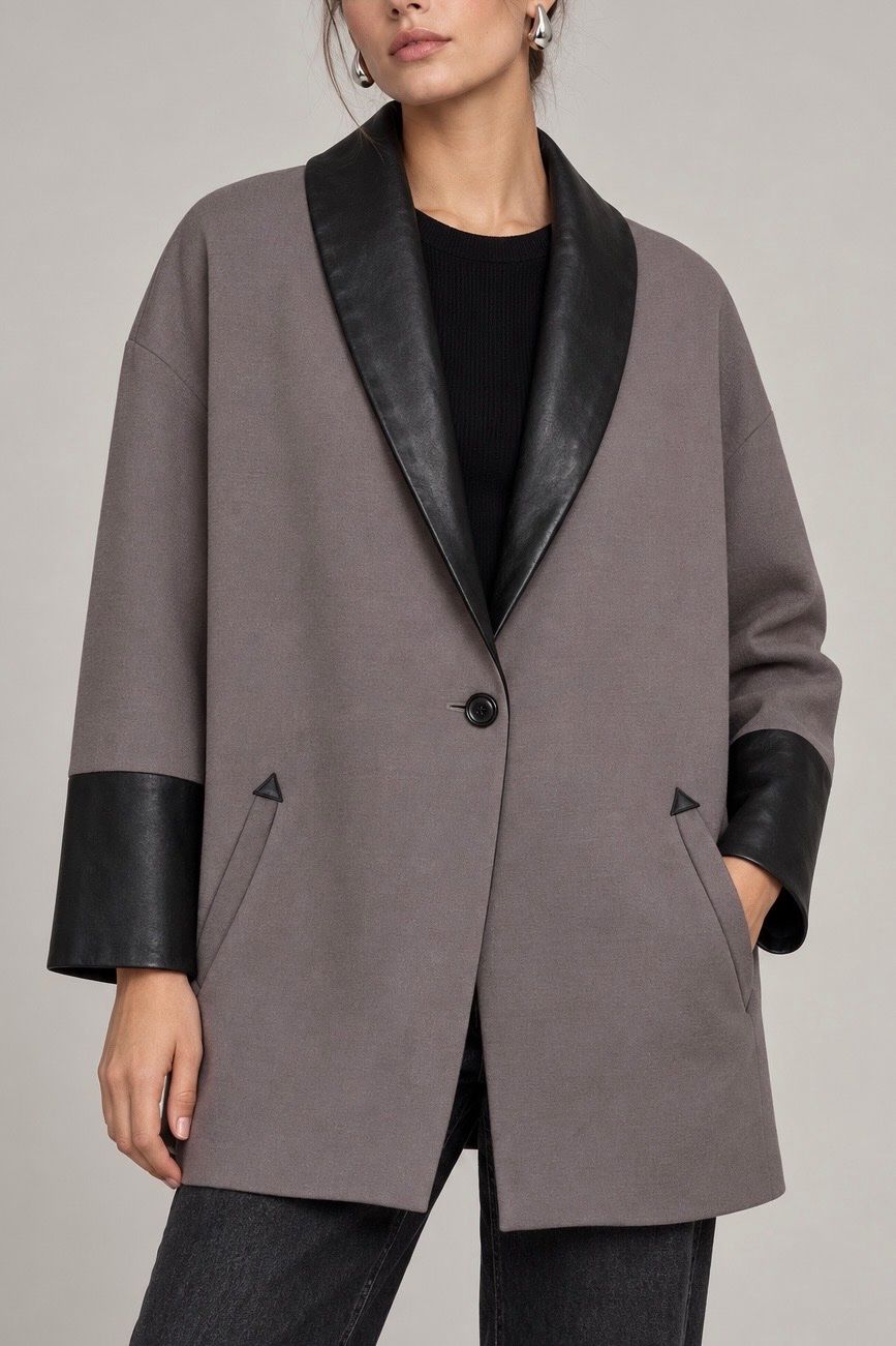 Ba&Sh Vestes: Ba&sh Blazer mit Leder - Gr. 0 – D'occasion à Illnau par Monkky