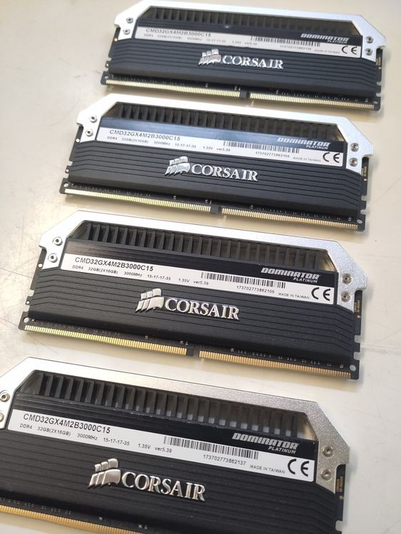 64GB (4x16) DDR-4 RAM Corsair 3000MHZ | Kaufen auf Ricardo