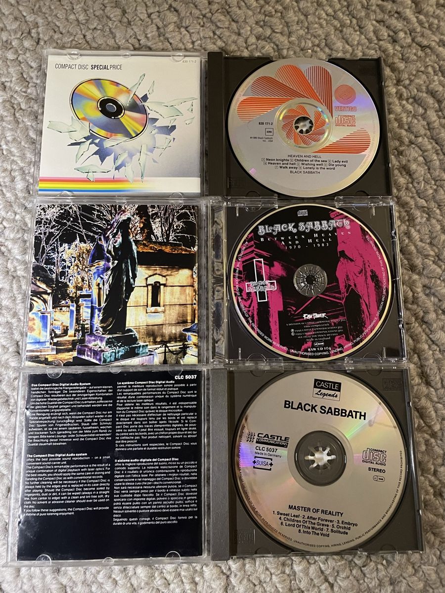 CDs: 6x Black Sabbath – Neu (gemäss Beschreibung) aus Reinach AG von trigger7811 1