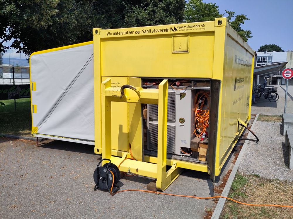 Sanitätscontainer, Baustelle, Büro, Samariter Container (Gebraucht) in ...