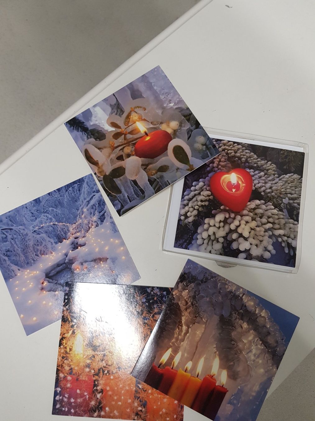 Karten: 5 Stk. Weihnachtskarten mit Einlageblatt – Neu (gemäss Beschreibung) aus Eschenbach SG von SanFranciscoCalifornia 2