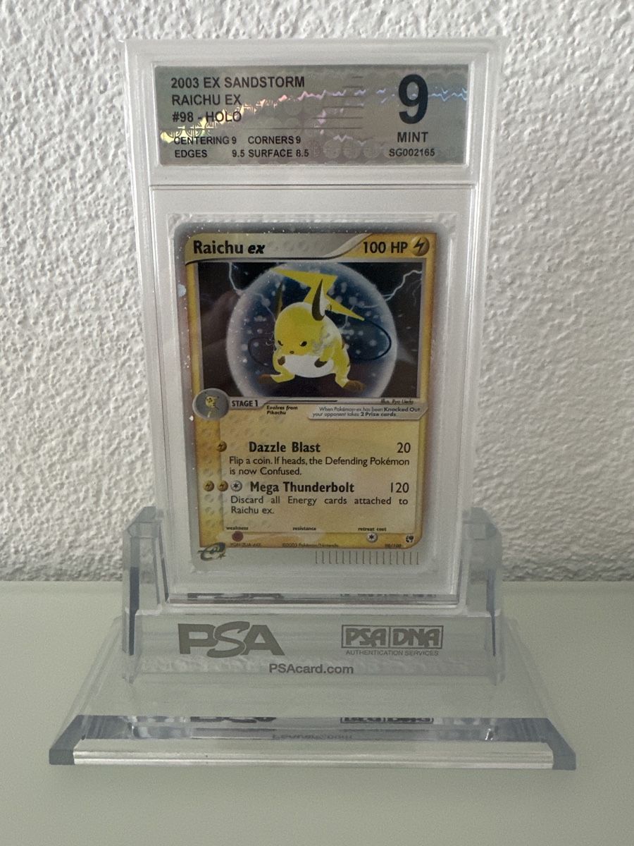 Pokémon Carte collezionabili: Raichu ex Sandstorm, SG Mint 9 – Usato da Urdorf venduto da jan_n2fb