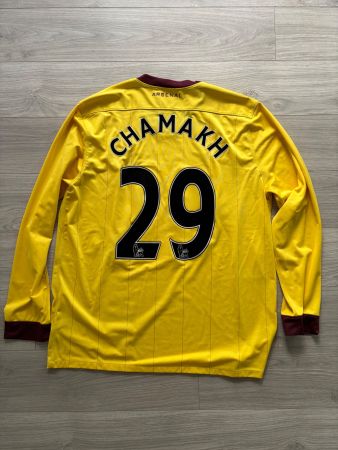 2010-13 Arsenal Away Shirt Chamakh #29 - (XL)