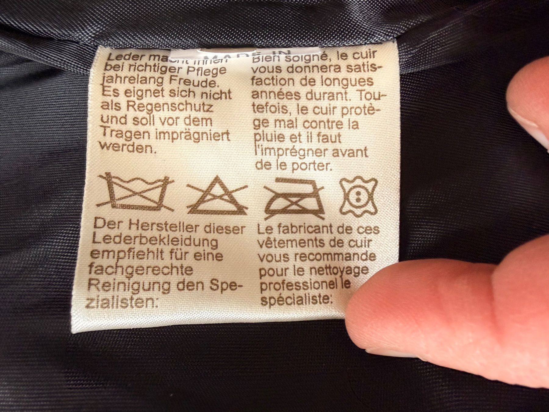 Giacche: LEONARDO Lammnappa Lederjacke Crinkle-Optik Grösse 36 – Nuovo (secondo la descrizione) da Frauenfeld venduto da Scleo 8