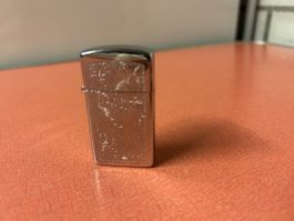 Zippo Feuerzeug Silber Gravur guter Zustand, funktionsfähig 