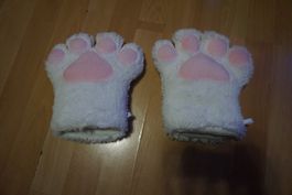 Flauschige Katzenpfoten Handschuhe - Perfekt für Cosplay!