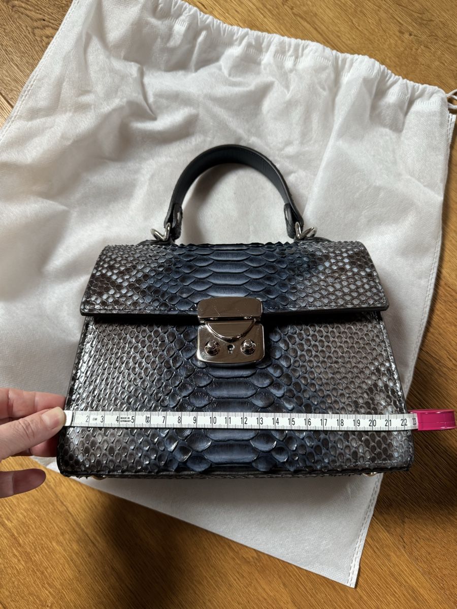 Taschen für Damen: Schicke Pythonleder Handtasche – Neu und originalverpackt aus Seon von noe_zz6w 7