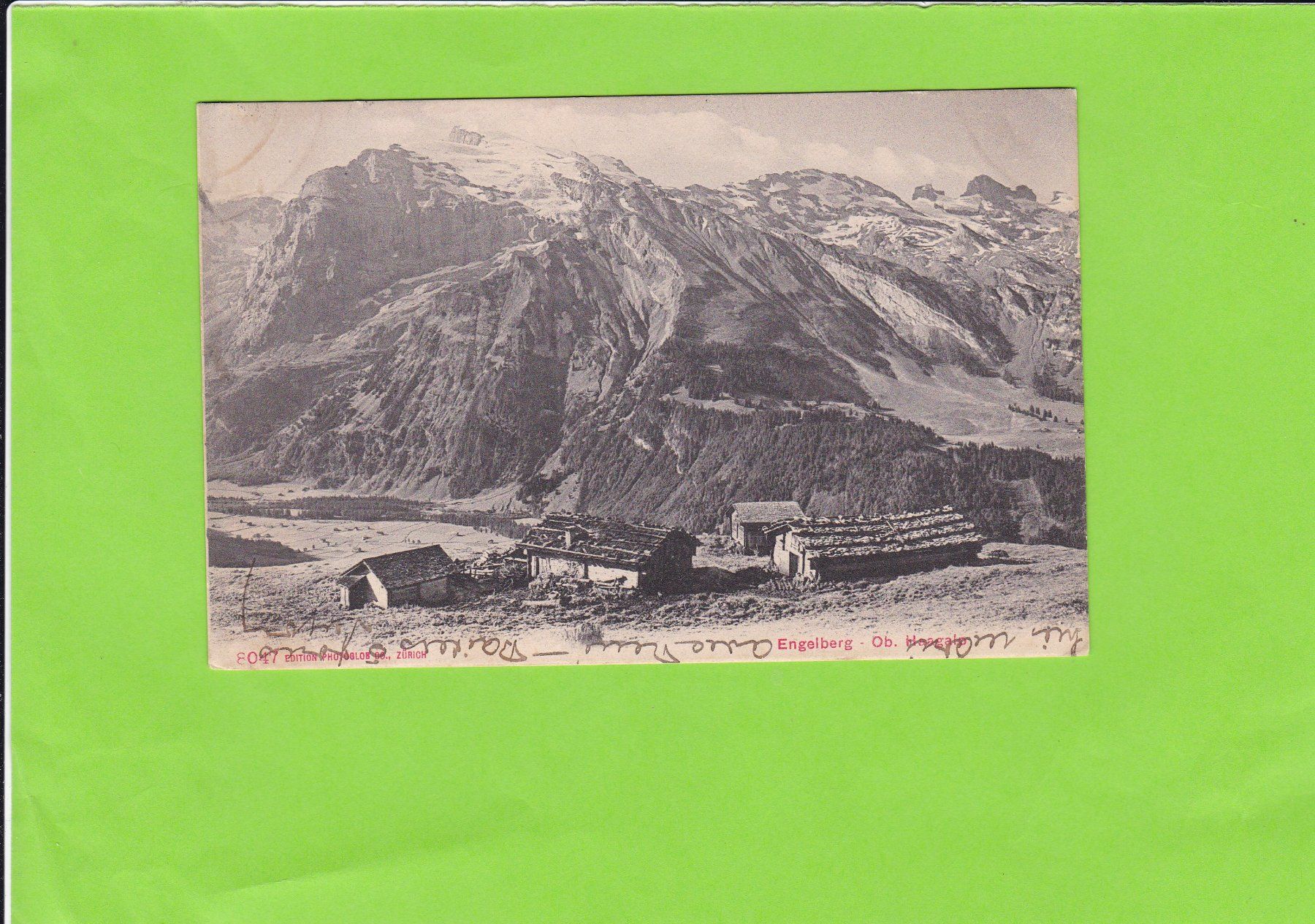 Cartoline postali: Engelberg-Alp--1907 versendet – Usato da St. Peterzell venduto da neckertal