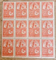 Argentina - 12 Marken Bogen ** 1935