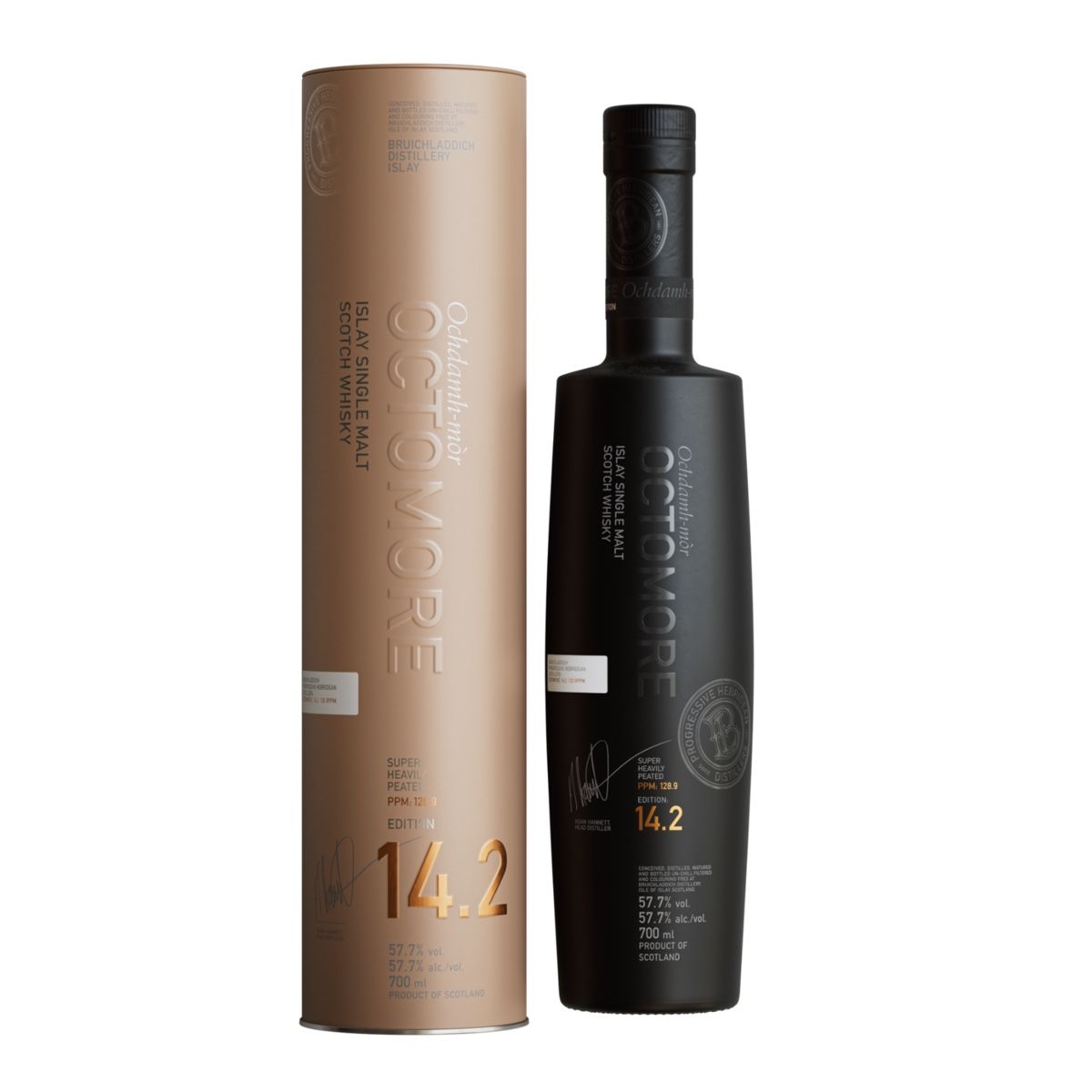 Octomore Bevande alcoliche: Octomore 14.2 – Nuovo e nell'imballaggio originale da Nyon venduto da Vitriole