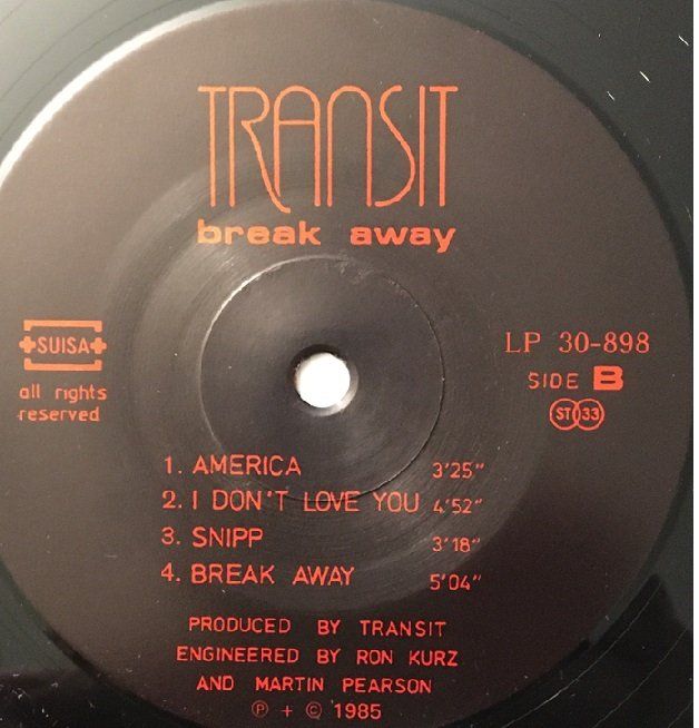 Dischi in vinile: Transit – Break away (LP) – Usato da Grüningen venduto da azulgrisvinyl 3