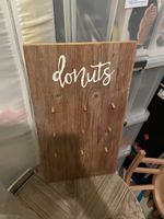 Donut Wall / Donut Board, Holz, Hochzeit, Party,