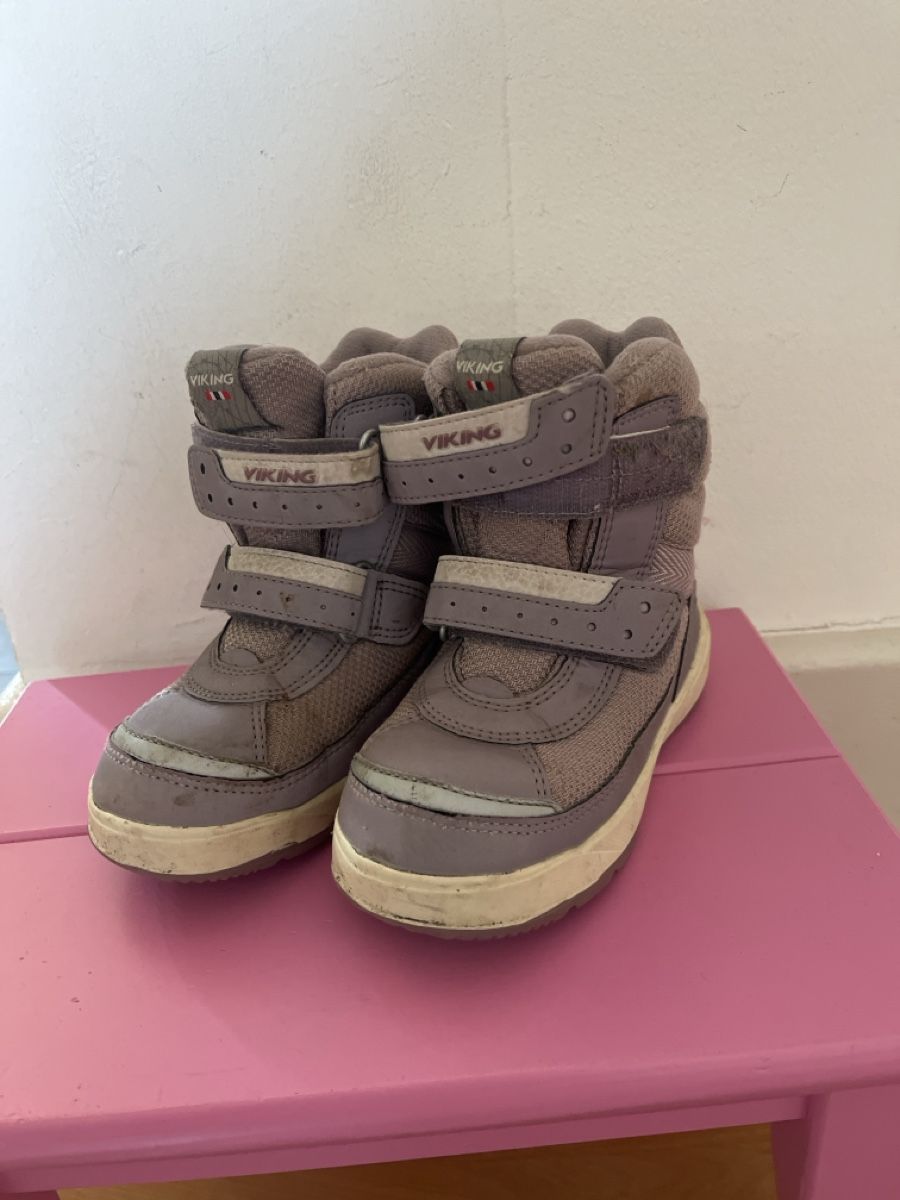 Schuhe für Jungen: Viking Winterstiefel lila 28 – Gebraucht aus Bern von Lee.loo