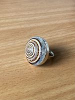 Ring aus Silber 925 mit Muschel/ Schnecke