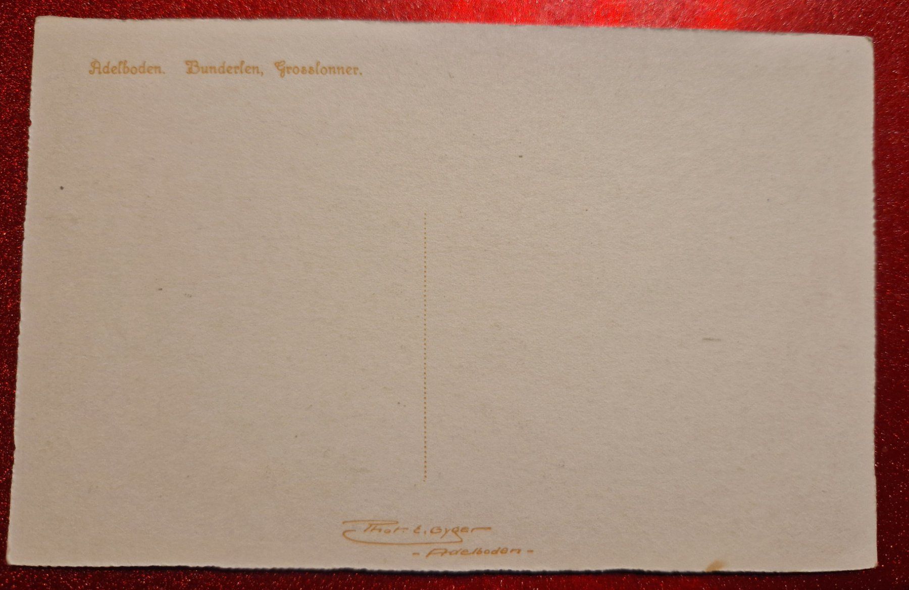 Cartoline postali: Adelboden Bunderlen Grosslonner – Nuovo (secondo la descrizione) da Melchnau venduto da Fishel 1