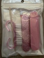 Kit manucure pédicure rose scintillant neuf