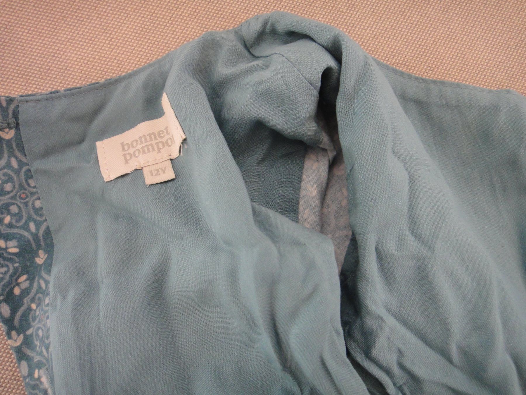 Vestiti & Gonne: Neue Kleid "Bonnet à Pompon" Baumwolle Gr. 12 – Nuovo (secondo la descrizione) da Winterthur venduto da LemonTree5 3
