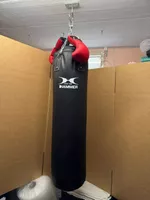 Hammer Fitness Premium Black Kick mit Handschuhe