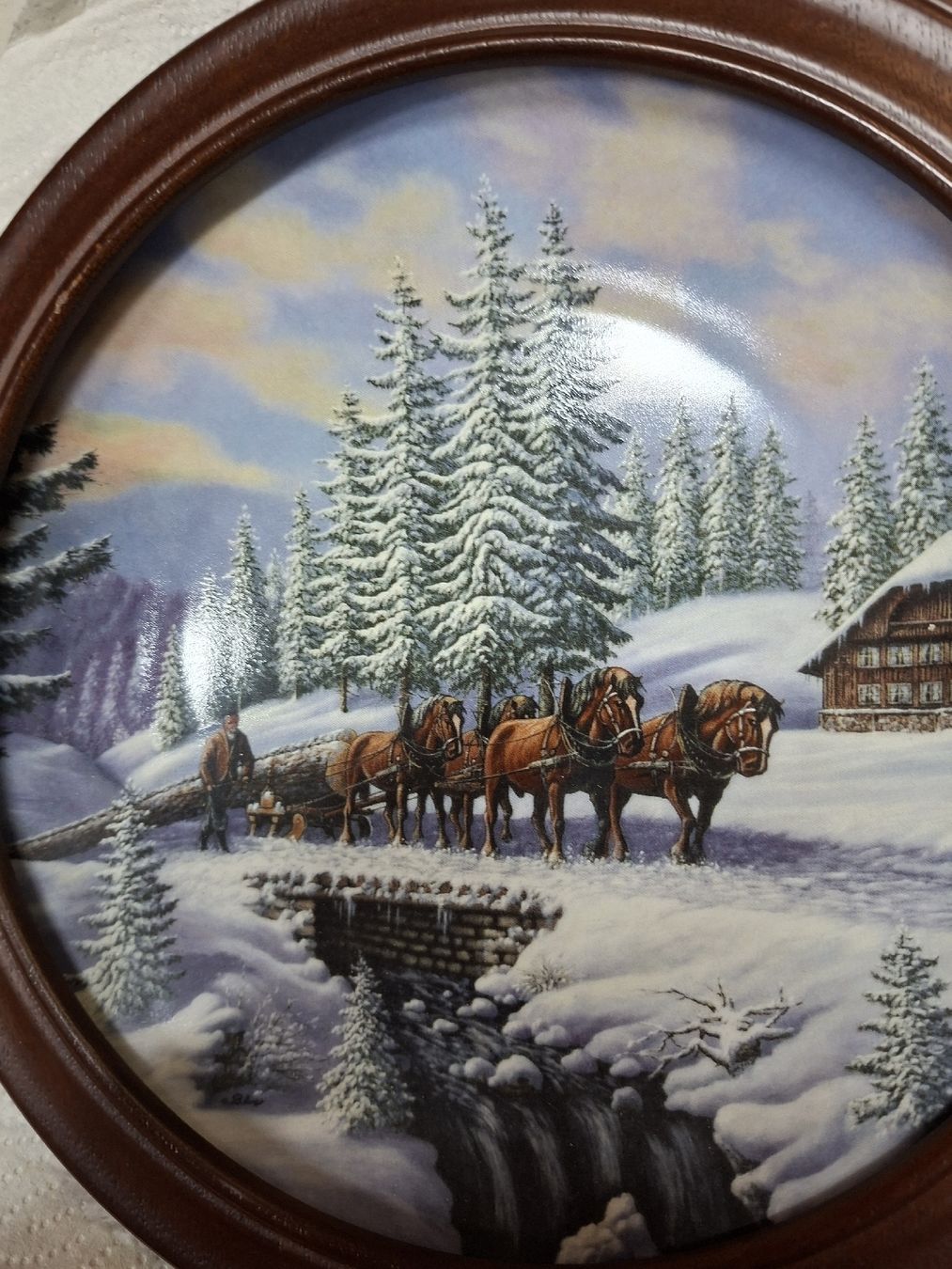 Piatti: Wunderschöner Sammelteller "Der Holzfäller" Ottlinger 1994 – Usato da Grossdietwil venduto da mahsoumi 1