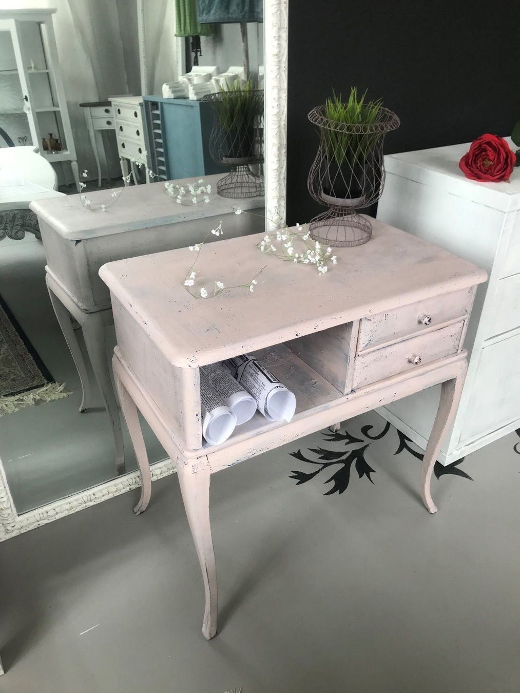 Cassettiere: Antike Kommode Beistell Sideboard shabby – Usato da Dottikon venduto da beni1204 7