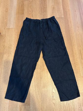 Sommerleichte Hose von Mango, schwarz, Gr. S