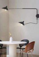 Wandlampe schwarz Metall verstellbar neu
