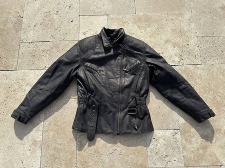 Damen Motorradjacke Held, Leder, Grösse D40