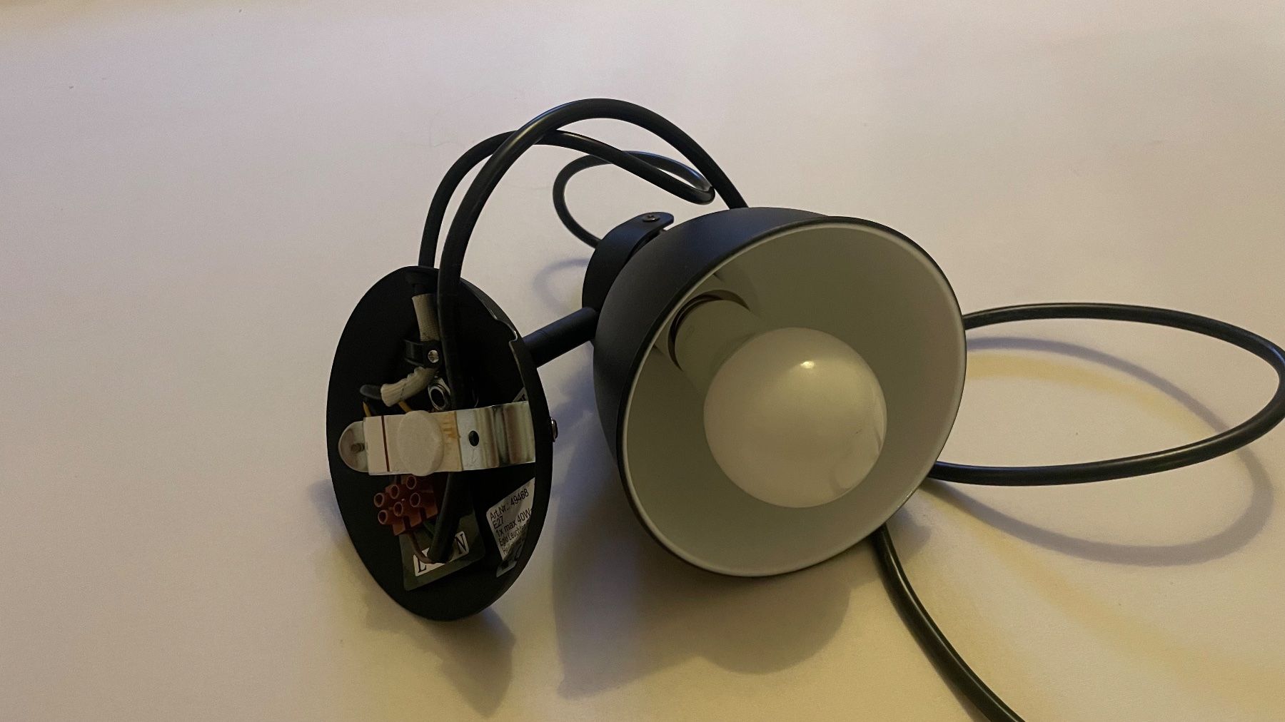 Eglo Lampade: EGLO Priddy Wandlampe, schwarz – Usato da Bern venduto da Baja35 1