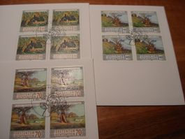 Liechtenstein, FDC Maler Zotow, 1996, FDC Satz,  Einzel + 4e