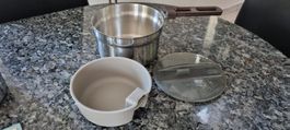 CamoingKochtopf mit Deckel Edelstahl 1,5 Liter
