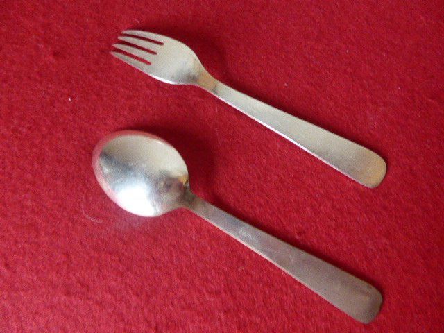 Set di posate: Kinder Besteck versilbert Vintage – Usato da Hitzkirch venduto da kleinerbaer01 1