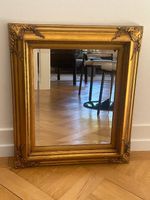 Miroir doré style baroque - Fabriqué en Italie