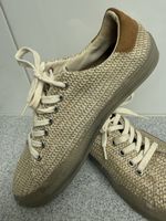 Sneaker Varese beige geflochten Grösse 40 sehr guter Zustand