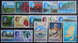 Grenada British Kat. 202-218 gest. 1966