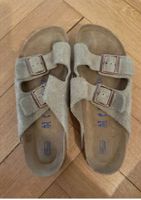 Sandales Birkenstock Arizona cuir beige T41 été parfait état