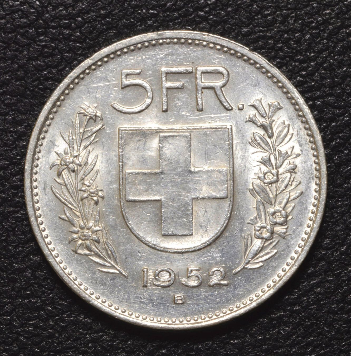 Alle Münzen: 5 Franken 1952 – Gebraucht aus Oberglatt ZH von ZH111