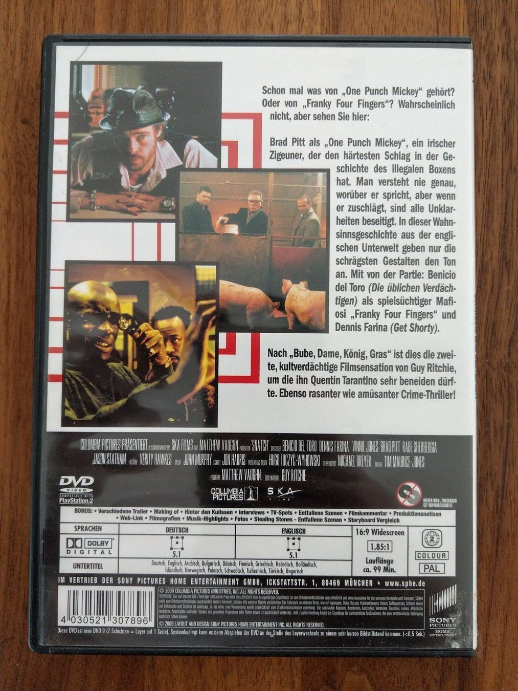 Tutti i DVDs: DVD - Snatch - Schweine und Diamanten – Usato da Rheinfelden venduto da FilmAuktion 1