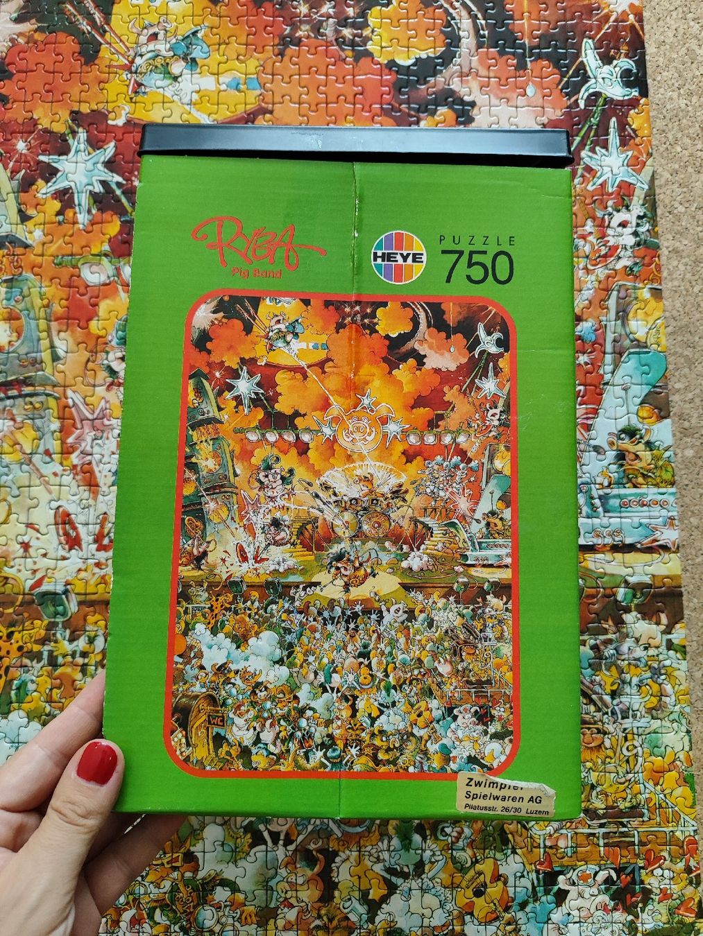 Heye Puzzle: Heye Puzzle Ryba 750 Pig Band – Usato da Illnau venduto da iwo_jyy5 6