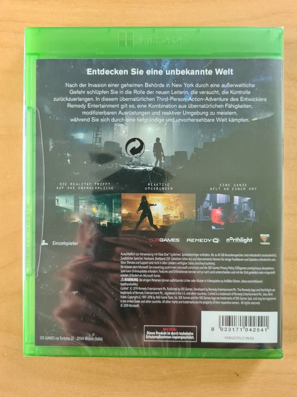 Giochi: Control (Xbox One) Sealed – Nuovo e nell'imballaggio originale da Oberwil BL venduto da Spieltopia 1