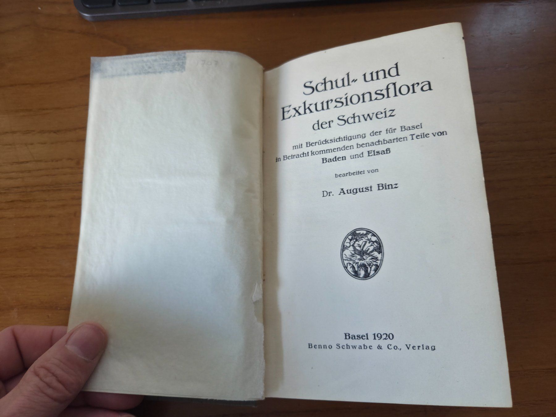Libri: Binz Schul- und Exkursionsflora Schweiz 1920 – Usato da Aldesago venduto da lusuardi 4