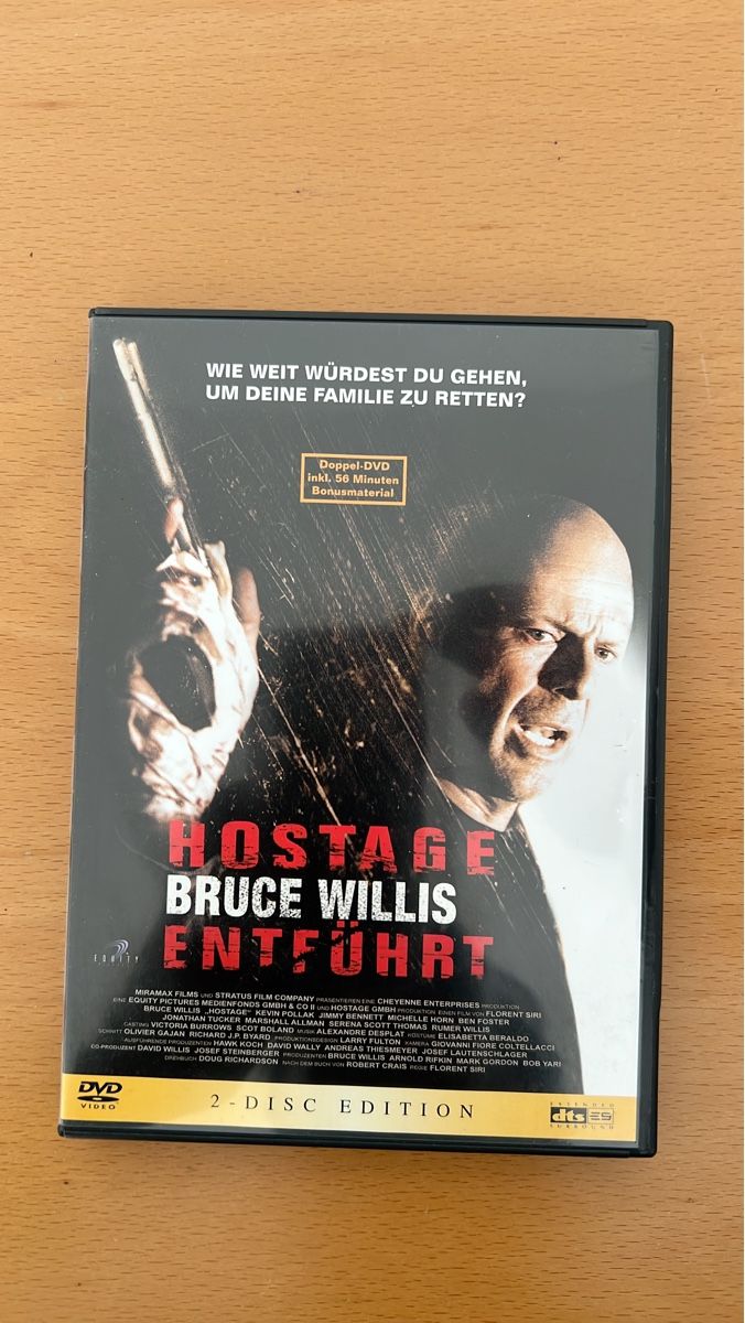 Tutti i DVDs: Hostage - Entführt - Bruce Willis DVD – Usato da windisch venduto da meisterkingremo
