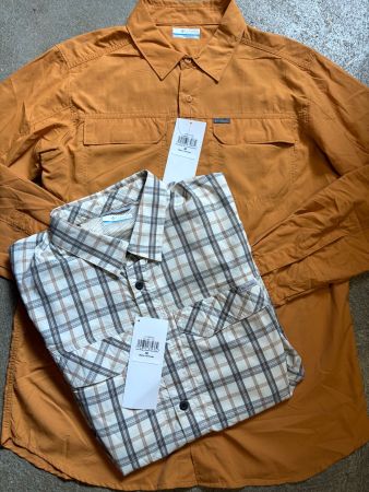 Chemise Columbia Hommes Taille M pack 2