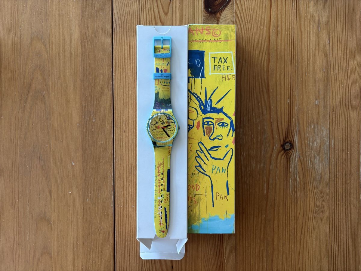 Swatch Montres: Swatch Art Basquiat gelb – Neuf (Voir description) à Zürich par SimonSaint 1