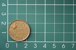 währung francaise 20 francs 1951