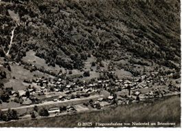 Fliegeraufnahme von Niederried am Brienzersee