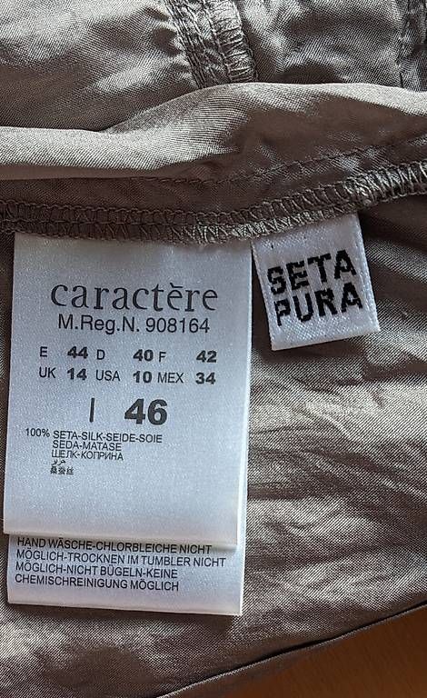 Top: Caractére top Gr. 40, 100% Seide – Nuovo (secondo la descrizione) da Thalwil venduto da kat_d85f 2