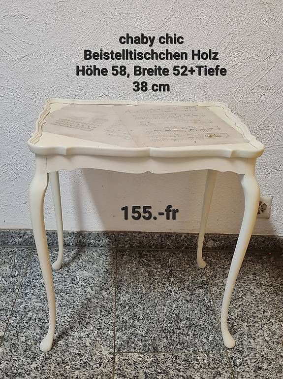 Tavoli: Chaby chic Beistelltischchen  – Usato da Kriens venduto da LotusOase 2